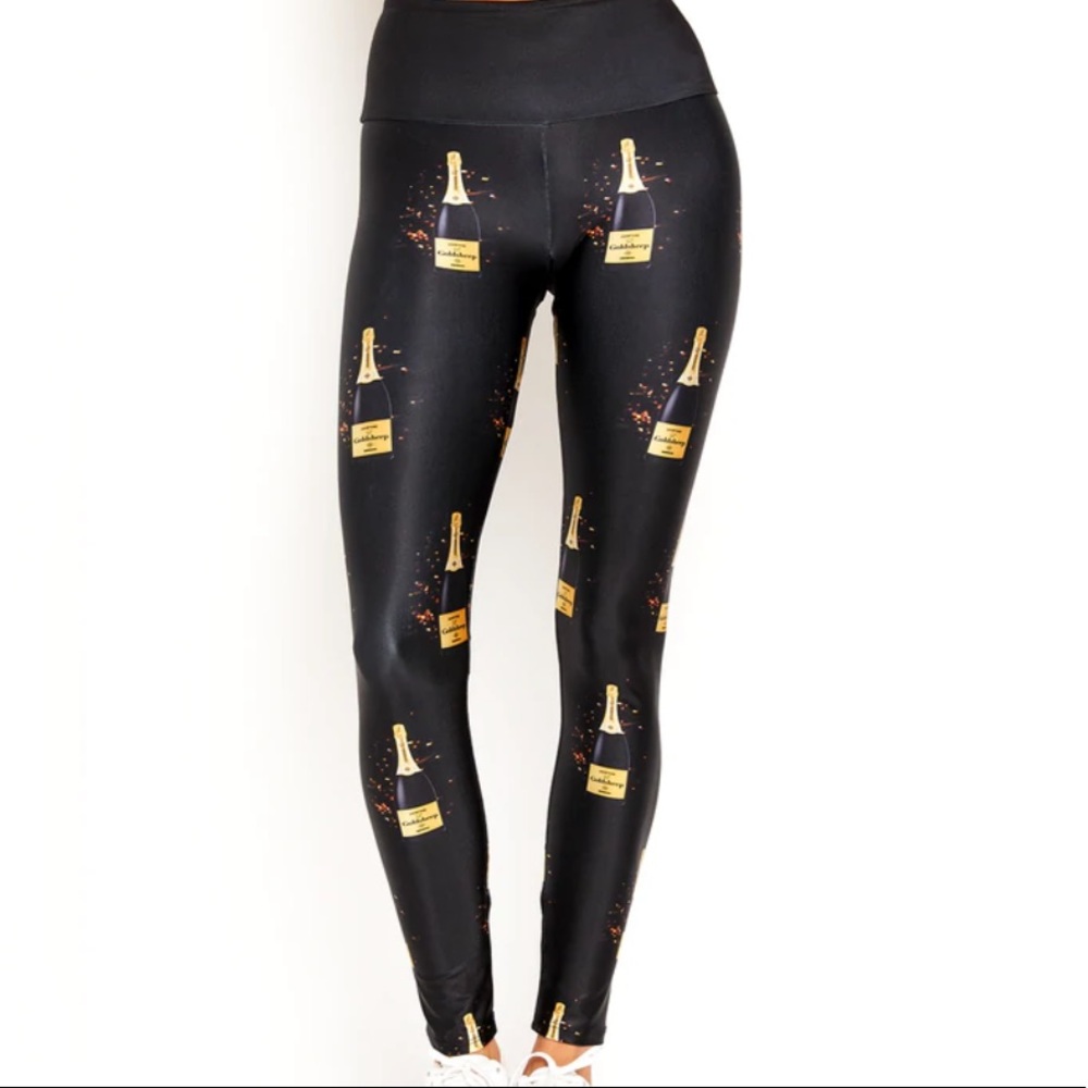 NWT GOLDSHEEP CHAMPAGNE LEGGINGS M MEDIUM NEW IN BAG